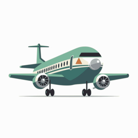 Airplane 3d isometric illustration. Flat 3d isometric high quality transport.