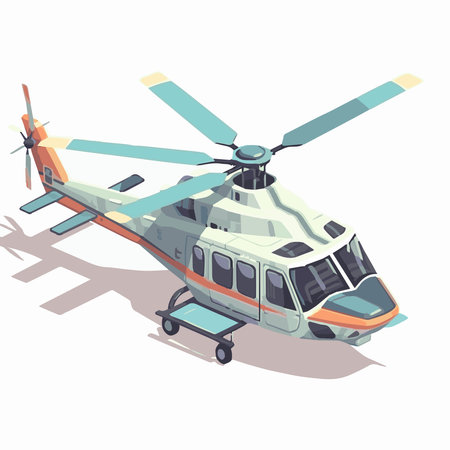 Airplane 3d isometric illustration. Flat 3d isometric high quality transport.のイラスト素材