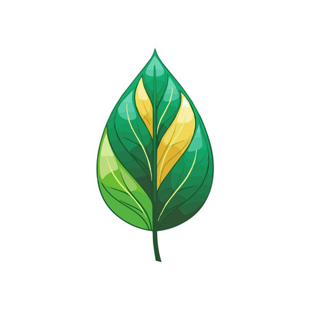 Vector illustration in simple flat style with copy space for text  background with plants and leaves  backdrop for greeting cards, posters, banners and placardsのイラスト素材