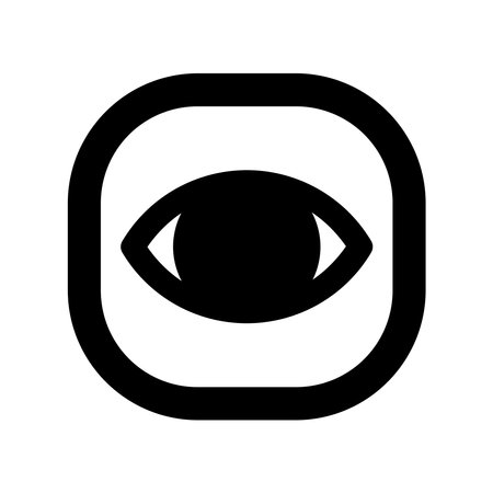 Eye , Look and Vision icon. Web site page and mobile app design vector element. Sign of view, look, opinion, glance, peek, , glimpse, dekko, eyebeam, eyewink and eye.のイラスト素材