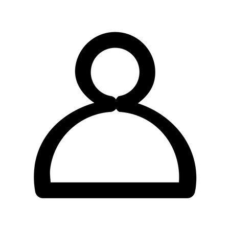 People and person icon. people icon with modern flat design. People vector icon isolated on white backgroundのイラスト素材