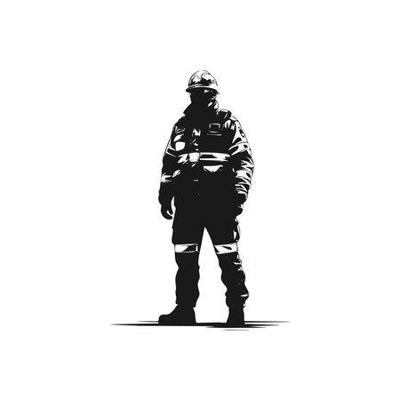 Silhouette design elements isolated on white background, simple design for universal.のイラスト素材