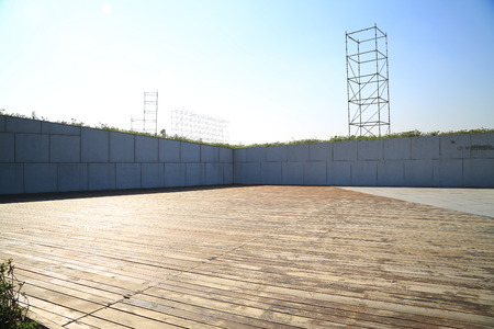 Abstract architecture in Shenzhen, Chinaのeditorial素材