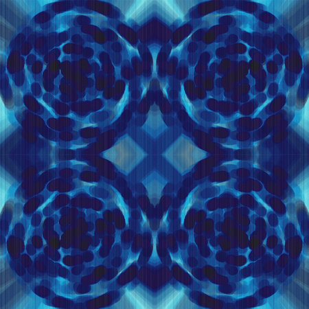 Abstract Blue Motif surface fabric pattern, digital background, paper, printの写真素材