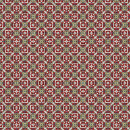 vintage grid repeat surface pattern, fabric, digital background paper, print, wrap, coverの写真素材