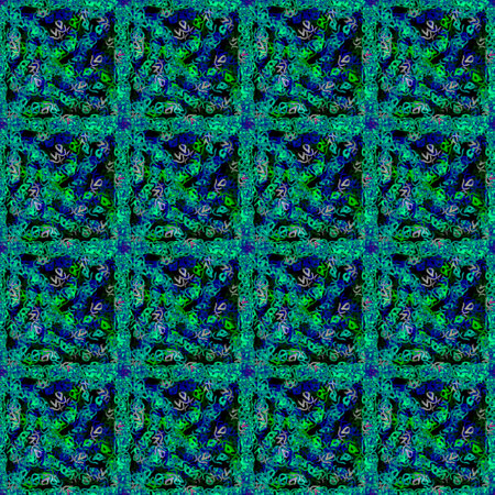 aquarium repeat pattern, fashion style, textile, print, paper, coverの写真素材