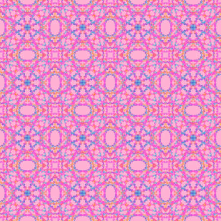 abstract colorful chain repeat pattern, fabric, fashion style, surface design, paper, print, coverの写真素材