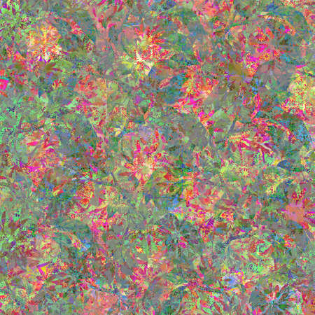colorful textured seamless pattern, fabric, surface cover, digital paint, background, wrap paper, posterの写真素材