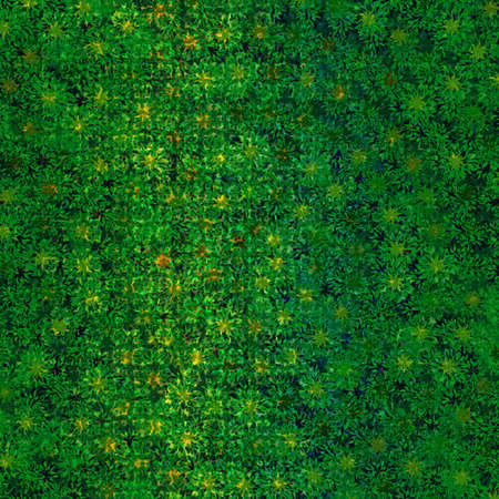 green textured repeat pattern, fabric, surface cover, digital paint, background, wrap paperの写真素材