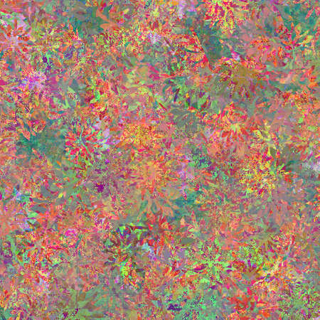 colorful vintage repeat pattern, fabric, surface cover, digital paint, background, wrap paper, card, posterの写真素材