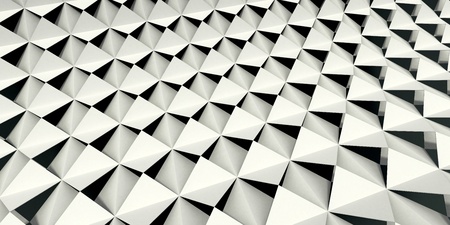 Black and White Folding Screen