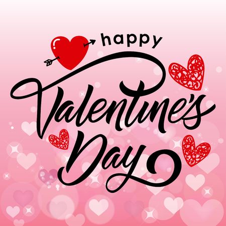 happy valentine's day cardの写真素材