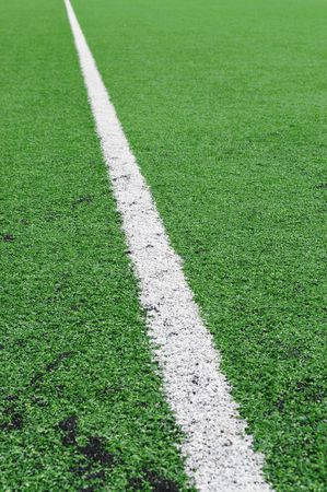 Lines of a soccer field. Ideal for sports/active theme.の写真素材
