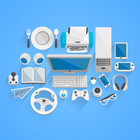 Vector home tools style. illustration art iconのイラスト素材