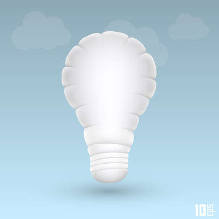 light cloud art icon sing. Vector illustrationのイラスト素材
