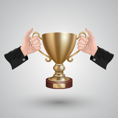 Cup holder on a white background. Vector illustrationのイラスト素材