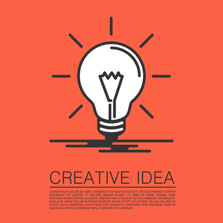 Creative idea of flat style. Vector illustrationのイラスト素材
