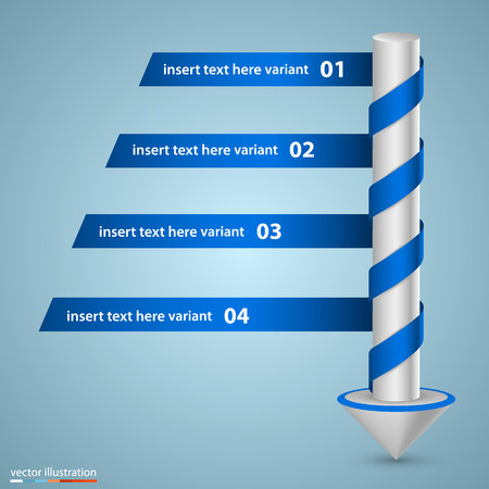 Spiral arrow art sign art. Vector illustrationのイラスト素材