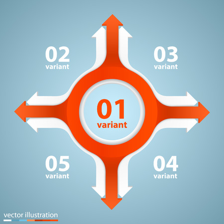 Arrows business growth art info. Vector illustrationのイラスト素材