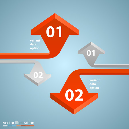 Arrows business growth art info. Vector illustrationのイラスト素材