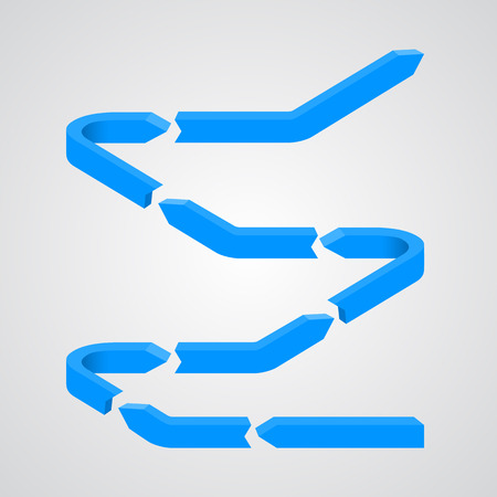 Arrows business growth art up. Vector illustrationのイラスト素材