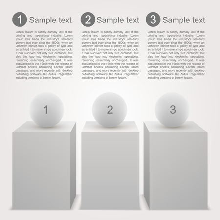 Business Infographics box art info. Vector illustration.のイラスト素材