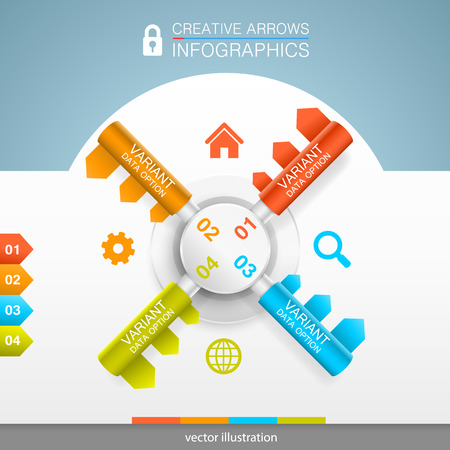 Safe protection infographics art data.のイラスト素材