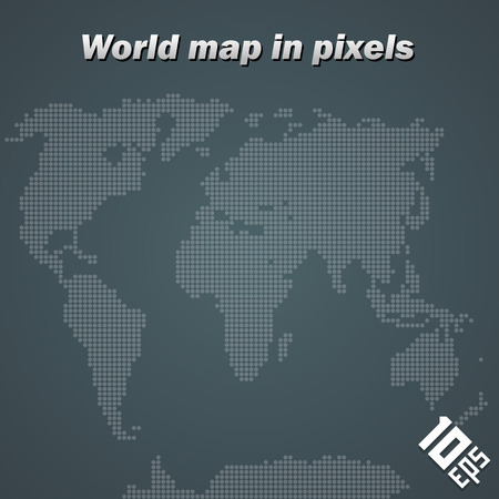 Map the points art banner. Vector Illustrationのイラスト素材