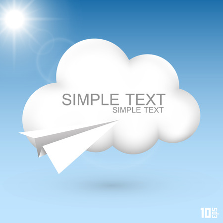 Air cloud icon art creative. Vector illustrationのイラスト素材