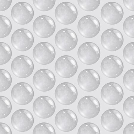 Bubbles seamless background art on gray.のイラスト素材