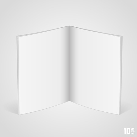 Open the paper journal artのイラスト素材