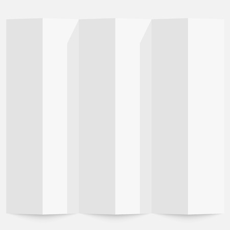 Folded paper on a white backgroundのイラスト素材