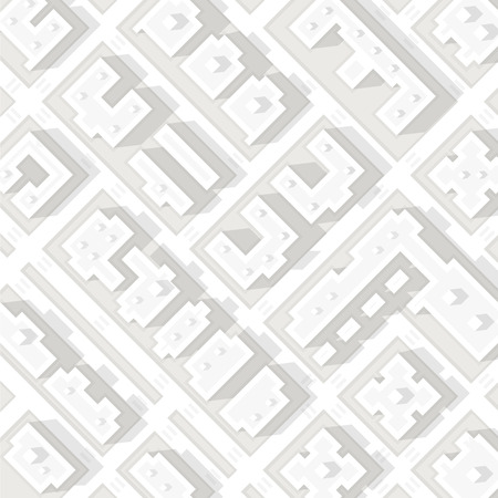 Map of the city in white style. Vector Illustrationのイラスト素材