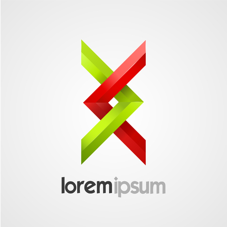 Creative abstract symbol vector template.のイラスト素材