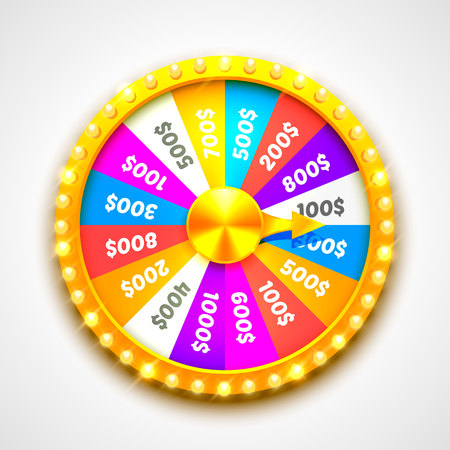 Colorful fortune wheel.のイラスト素材