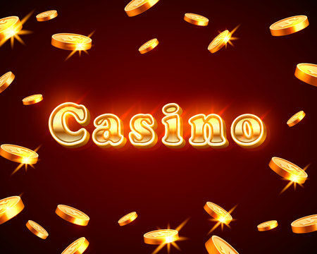 Casino neon signboard.のイラスト素材