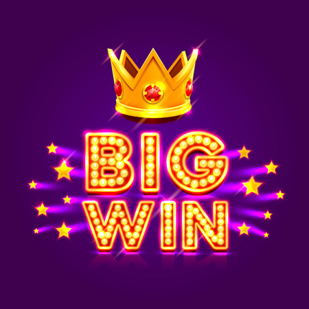 Casino banner big win super star. Vector illustrationの写真素材