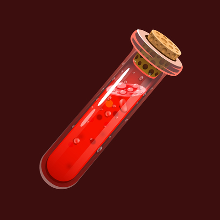 Bottle of blood.のイラスト素材
