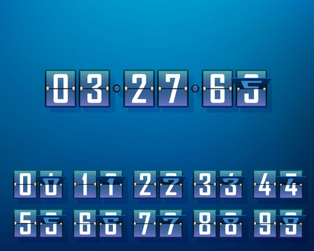 Mechanical time timer Vector illustrationのイラスト素材