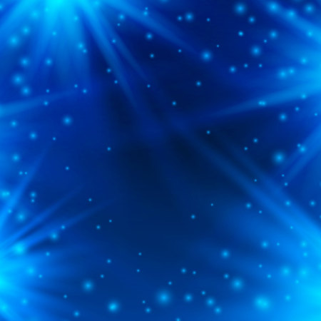 Neon background of blue with rays of light Vector illustrationのイラスト素材