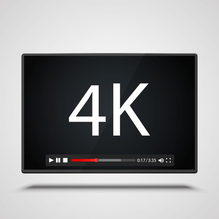 Player video frame illustration.のイラスト素材