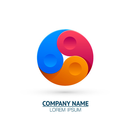 Community union support on the white background. Vector illustrationのイラスト素材