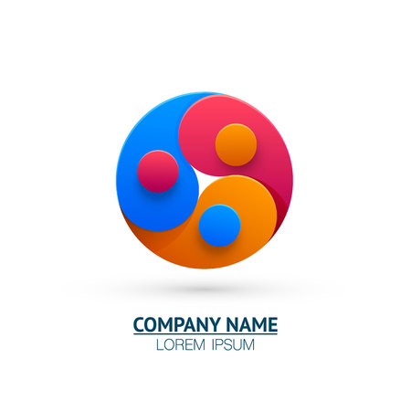 Community union support on the white background. Vector illustrationの写真素材