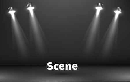 Studio table room. Product display with copy space. New year banner. 2019. Web banner backgroundの写真素材