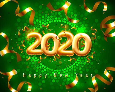 Merry Christmas and happy new year 2020, vector background, design. Vector illustrationのイラスト素材