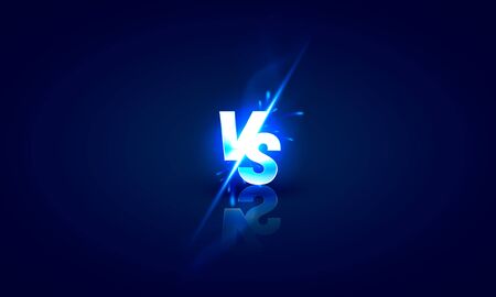 Versus game cover, banner sport vs, team concept. Vector illustration backgroundのイラスト素材