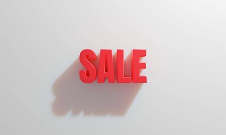 Sale off shop text, label finance illustration, discount sign.の写真素材