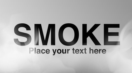 Transparent smoke background. Fog effect. Vector illustrationのイラスト素材