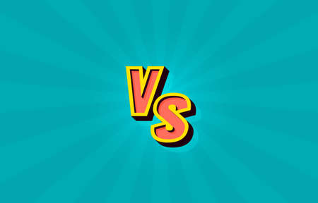 Versus game cover, banner sport vs, team concept. Vector illustrationのイラスト素材