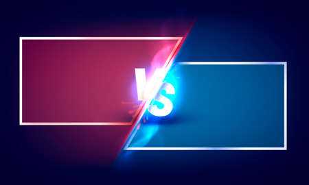 Versus game cover, banner sport vs, team concept. Vector illustrationのイラスト素材
